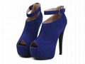 Attractive Cotton Cloth High Heel Platform for Women