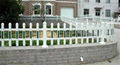 pvc塑鋼草坪圍欄塑料綠化帶護欄