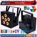 RGBWA+UV battery powered wireless dmx