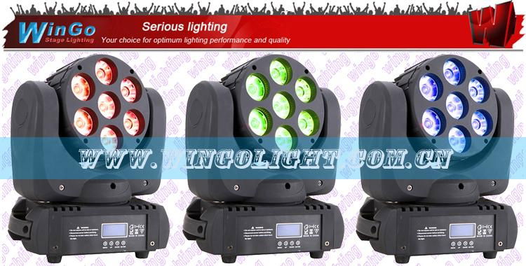 7 LED beam moving head 2