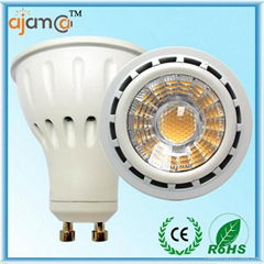 2014 Money saving 7w dimmable gu10 cob led