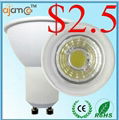 Newest white gu10 6w led lighting