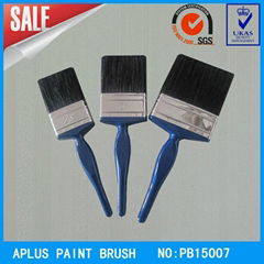 black bristle plastic handle flat brush