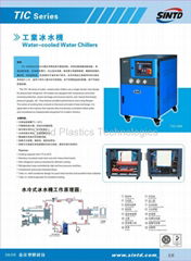 Industrial air cooled water chiller