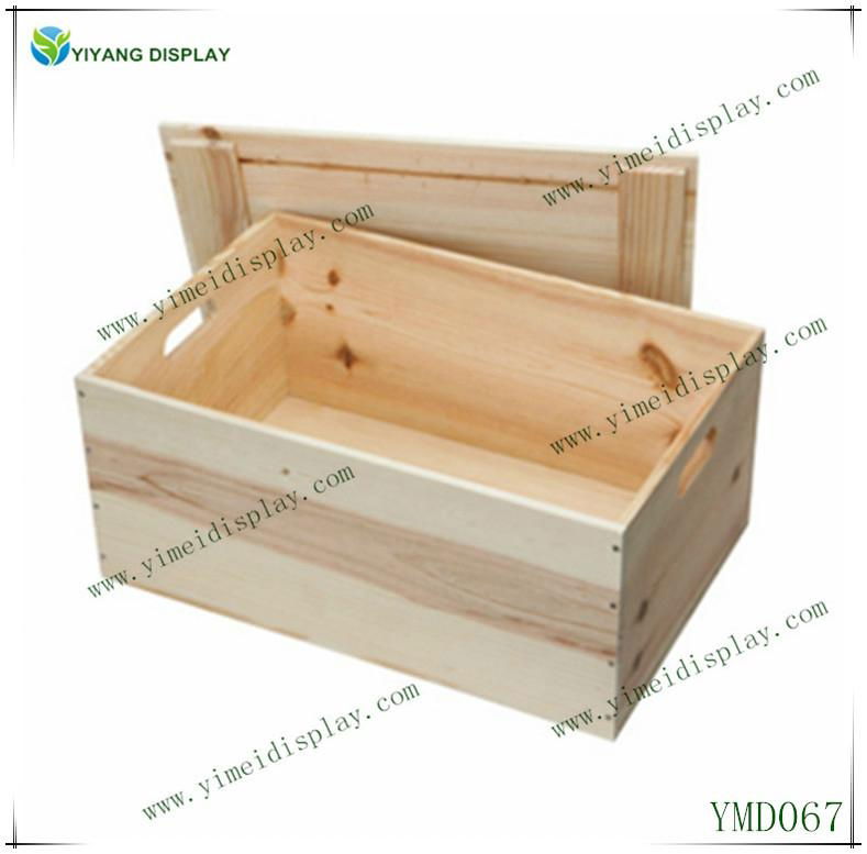 Wood Crate Display 