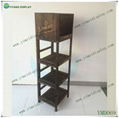 Wood Beverage Display Rack 1