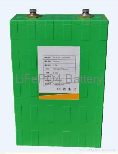 3.2V 180AH Lithium Iron Phosphate Battery Used For Solar and Wind Systems,