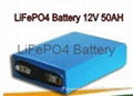 Lithium Iron Phosphate Battery 12V 50Ah LiFPO4 Battery Pack, 