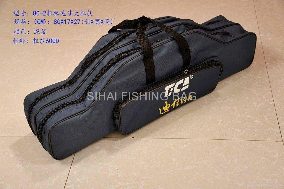 Supply Blue Color 600D Material Fishing Gear Bag Fishing Tackle Protection Bag