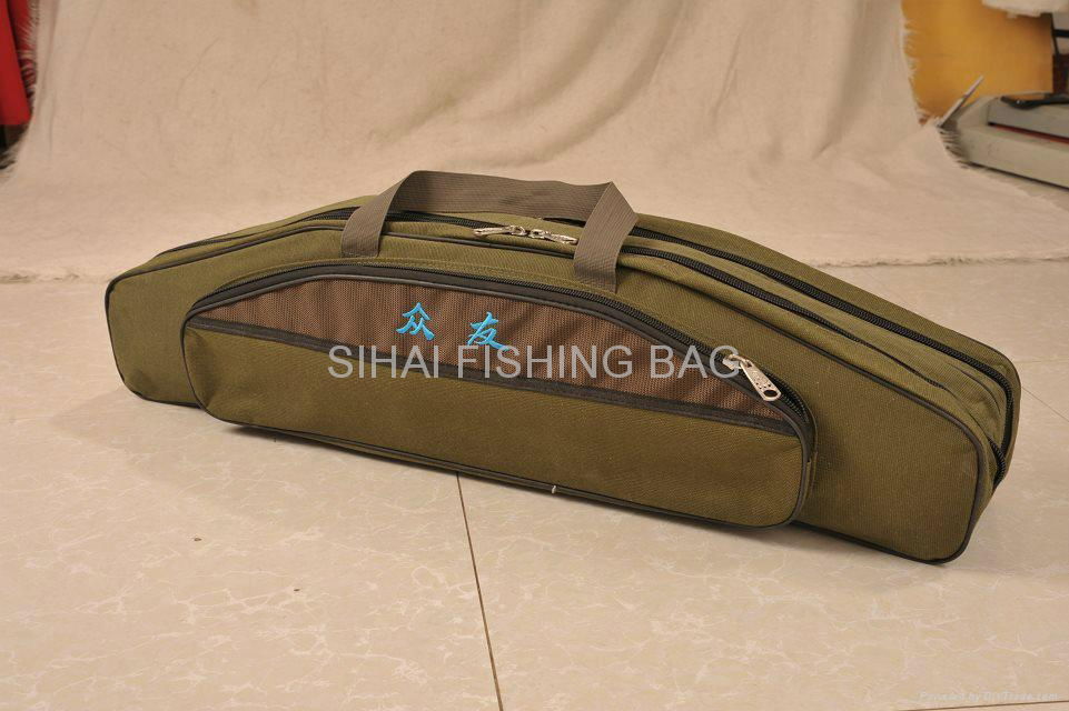 Supply Fishing Bag Canvas Fishing Bag Three Main Pockets 2
