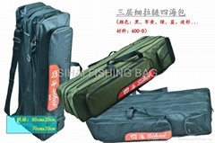 80cm Three Main Pockets Fishing Protection Bags 600D Material Fishing Bags