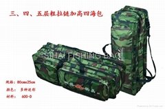 85*25*25cm Fishing Bags Camouflage Fishing Bags Three Main Pockets