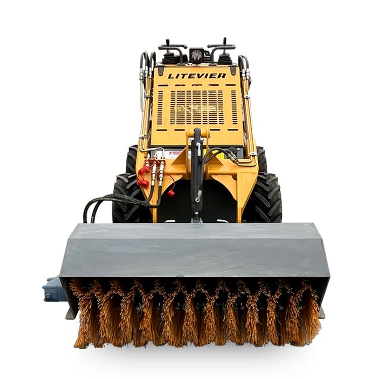 站着操作滑移剷車 履帶原地旋轉小剷車寬0.9米 4