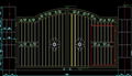 Galvanized main house iron gate design  3