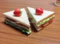 Top Quality Plastic Food Artificial Sandwich Model 4