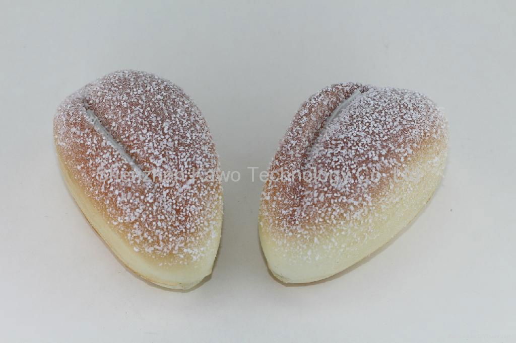 High quality PU simulation cake cream bun 2