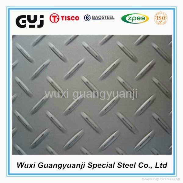 304 stainless steel checked plate