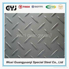 304 stainless steel checked plate