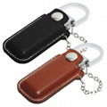 H014-leather holster usb flashdrive,