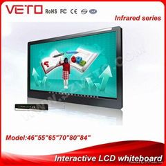 46 inch LCD decorative magnetic boards with IR touch screen