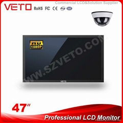 professional LCD 47 inch CCTV monitor with VGA HDMI