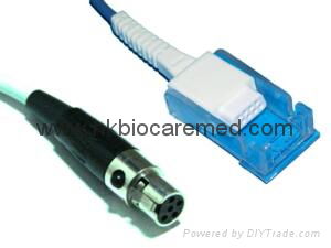 Compatible reusable spo2 extension cable  3