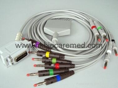 Compatible EKG cable 10 lead