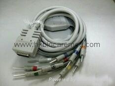 Compatible EKG cable 10 lead 5