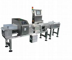 High Sensitivity Metal Detector with Checkweigher for Food Industry