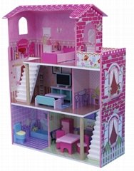 Wooden DIY toy house