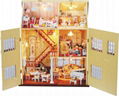 High quality wooden toy doll  house 1