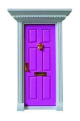 Magic door doll house accessories