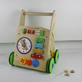 木製教育玩具嬰儿學步車