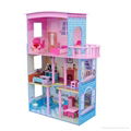 Wooden DIY toy house 4