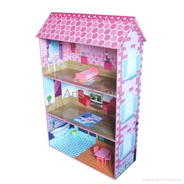 Doll house with mini furniture 3