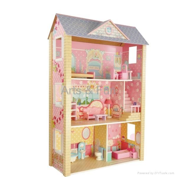 Doll house with mini furniture 4