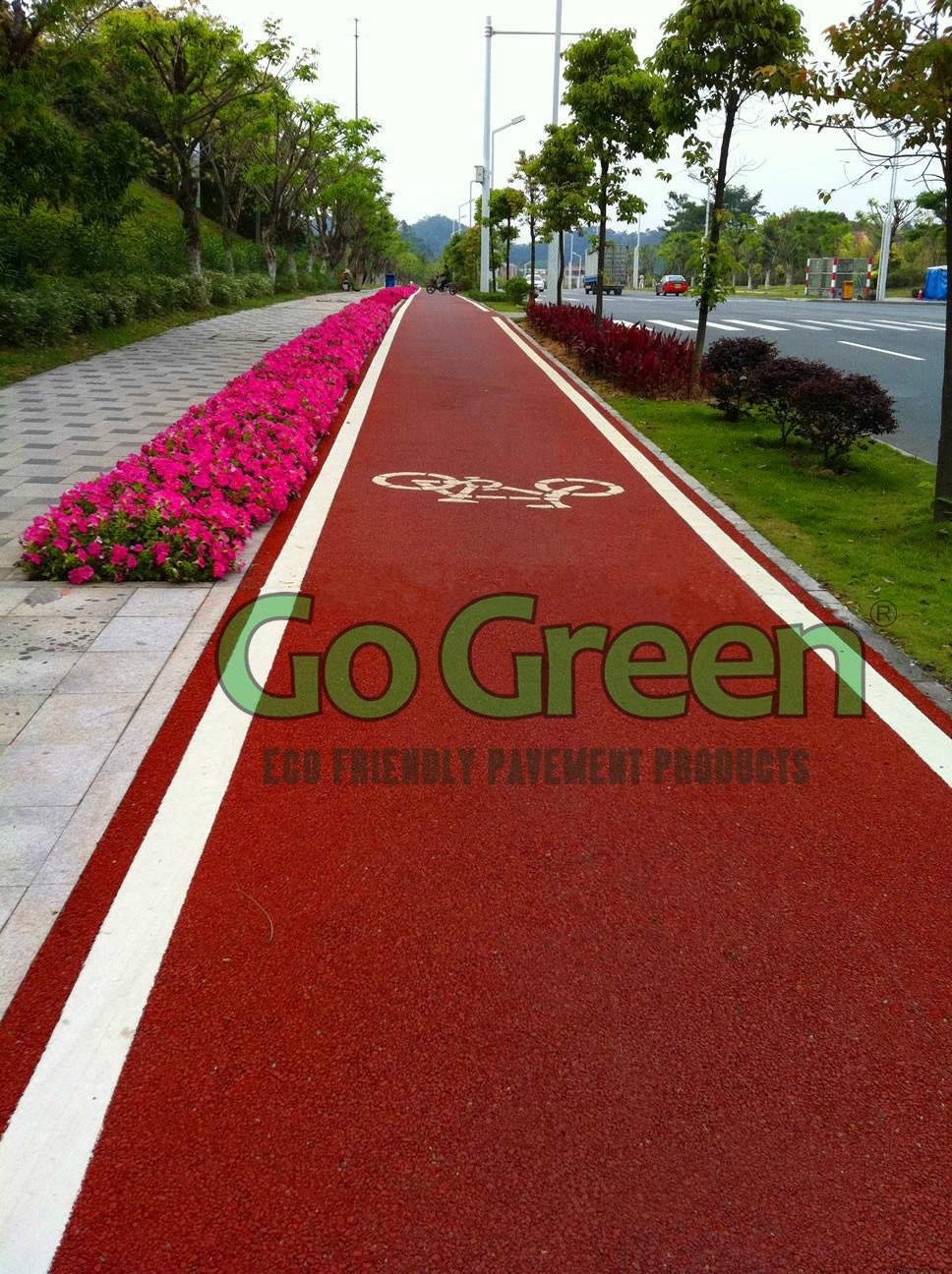 Go Green cold mix colored asphalt 3