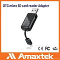 Micro SD card reader adapter with OTG