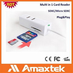 Multi in 1 micro SD USB card reader