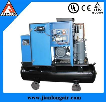 7.5kw 7~12bar Germany small portable screw air compressor 2