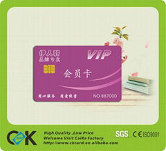 Customized contact smart card with factory price