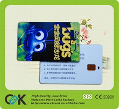 free sample contact smart card with factory price