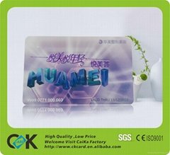 Hot selling!high quality transparent pvc card with factory price