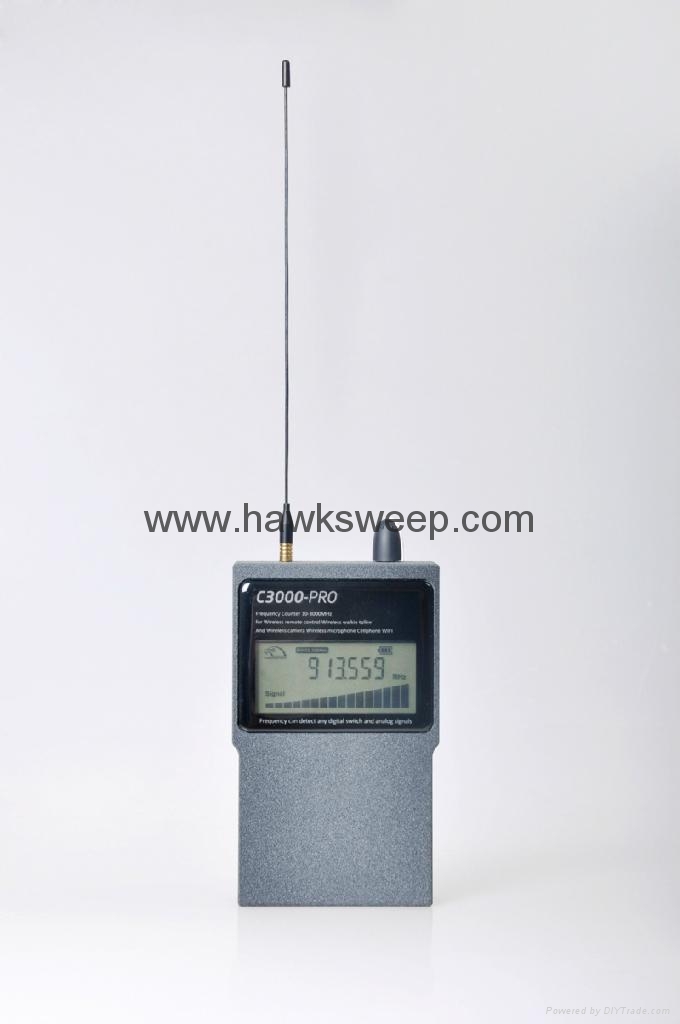 Professional Digital Wideband Pocket RF Bug Detector Frequency Counter