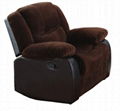 Comfortable & Relax Fabric in Borwn Chairs,Recliner sofa chairs.