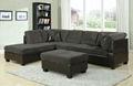 Fabric L shaped Sofas,chaise with ottoman,living room sofas,fabric sofas 1