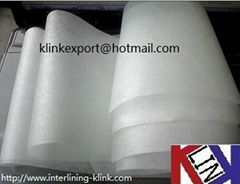 Nonwoven Interlining Super White Chemical Bonded 