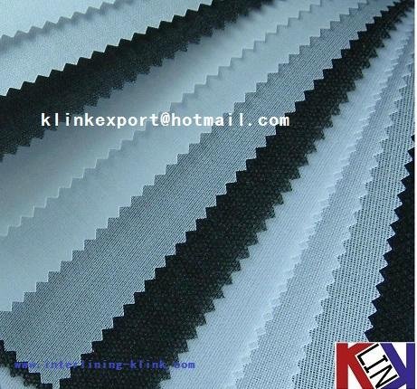 Woven Resin Finsh Polyester Coated Cap Interlining  3