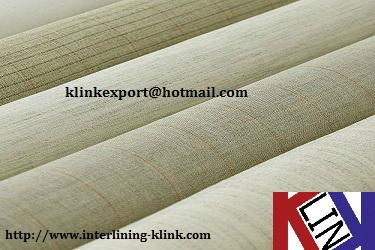 Polyester Hair interlining for suits use KL1010