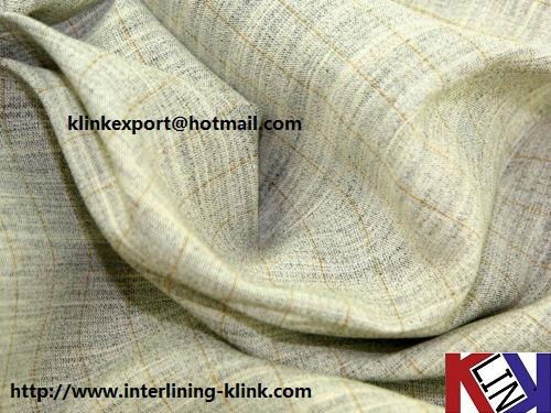 Polyester Hair interlining for suits use KL1010 3